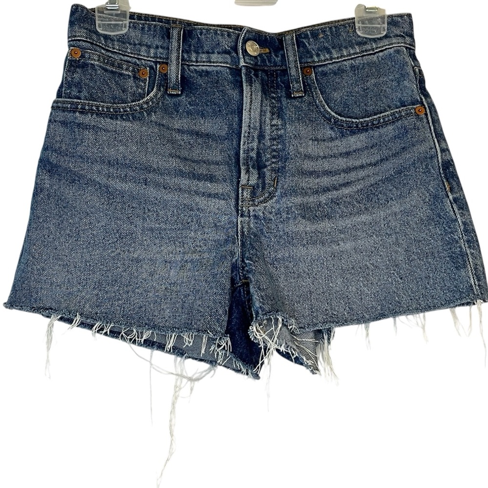 Madewell The Perfect Jean Short Cut Off Denim Shorts Summer Preppy Beach Vacay - Picture 3 of 15
